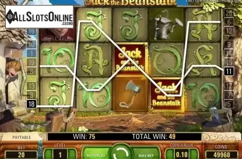 Game workflow 4. Jack and the Beanstalk from NetEnt
