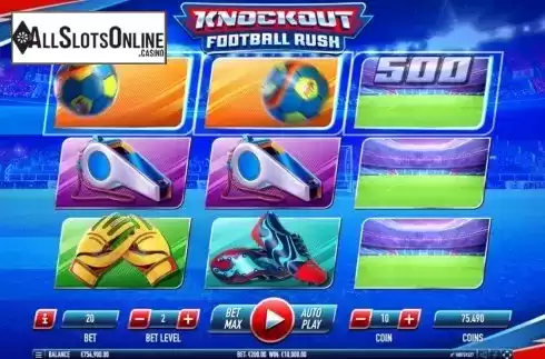 Win Screen 1. Knockout Football Rush from Habanero