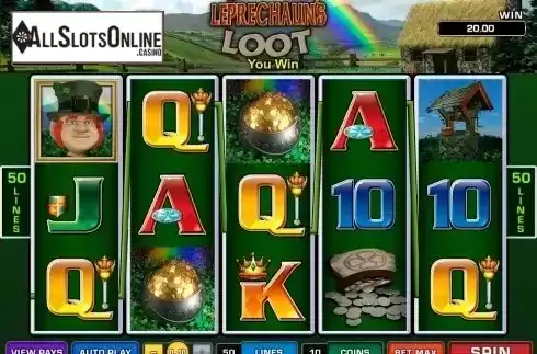 Screen7. Lucky Leprechaun's Loot from Microgaming