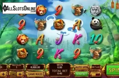 Game Screen. Panda's Gold (XIN Gaming) from XIN Gaming