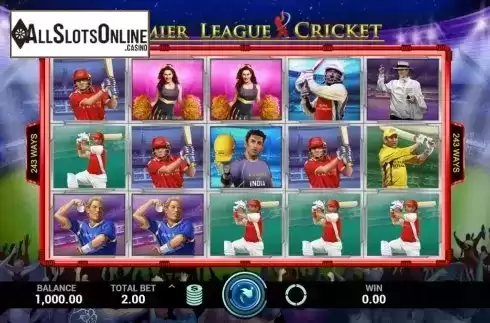 Reel Screen. Premier League Cricket from Indi Slots