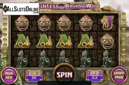 Reel Screen. Princess of Angkor Wat from Vela Gaming