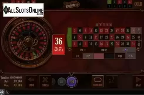 WIn screen 3. Steampunk Roulette VIP from GAMING1