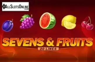 Sevens & Fruits: 20 lines. Sevens & Fruits: 20 lines from Playson