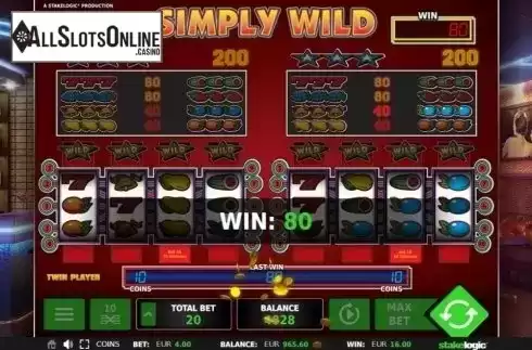 Win Screen . Simply Wild (StakeLogic) from StakeLogic