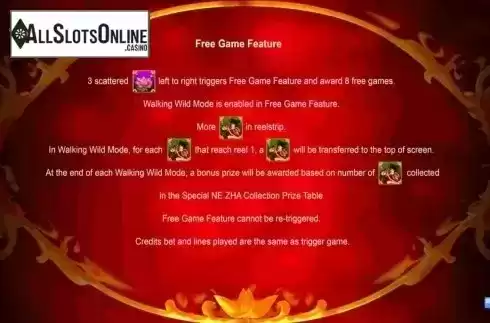 Free Game Feature. The Third Lotus Prince from August Gaming