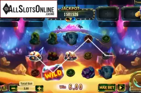 Win screen 1. Treasure Jackpot Party from XIN Gaming