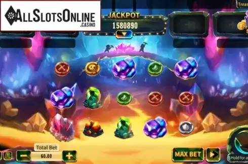Reel screen. Treasure Jackpot Party from XIN Gaming