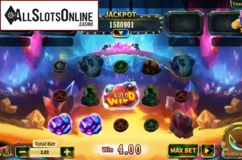 Win screen 2. Treasure Jackpot Party from XIN Gaming