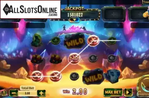 Win screen 3. Treasure Jackpot Party from XIN Gaming