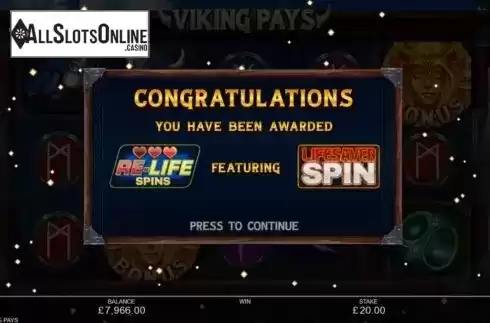Free Spins 1. Viking Pays from Inspired Gaming