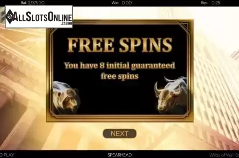 Free Spins 2. Wilds of Wall Street 2 from Spearhead Studios