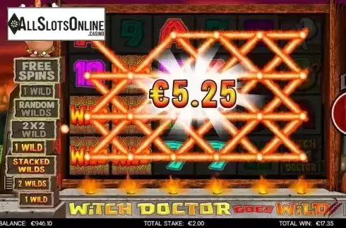 Win Screen 4. Witch Doctor Goes Wild from CORE Gaming