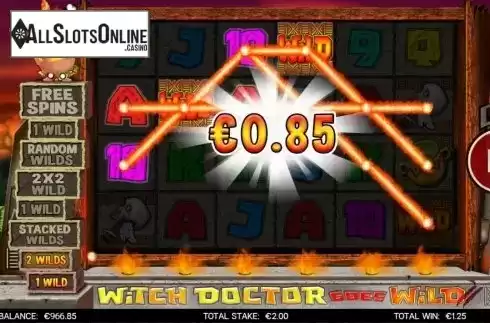 Win Screen 2. Witch Doctor Goes Wild from CORE Gaming
