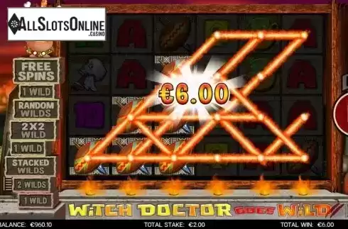 Win Screen 3. Witch Doctor Goes Wild from CORE Gaming