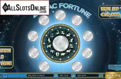 Game Screen 1. Zodiac Fortune Scratch from Pariplay