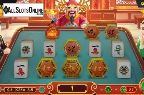 Win Screen. Mahjong King (Dream Tech) from Dream Tech