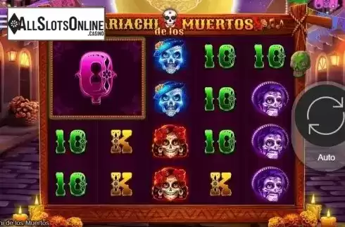 Reel Screen. Mariachi de los Muertos from bet365 Software
