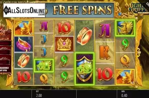 Free Spins 1. Mighty Griffin Megaways from Blueprint