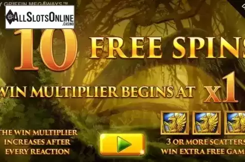 Free Spins 3. Mighty Griffin Megaways from Blueprint
