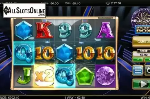Win Screen 4. Who Wants to Be a Millionaire Mystery Box from Big Time Gaming