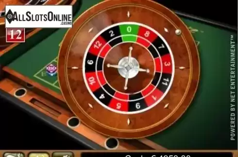 Game Screen. Mini Roulette Low Limit from NetEnt