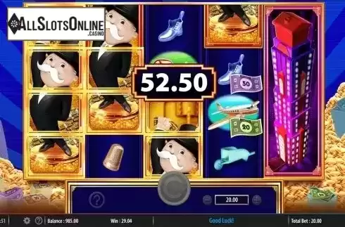 Win screen 2. Monopoly Big Money Reel from WMS