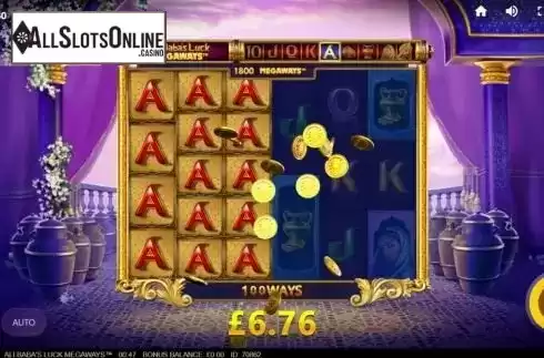 Win Screen 2. Ali Baba's Luck Megaways from Max Win Gaming