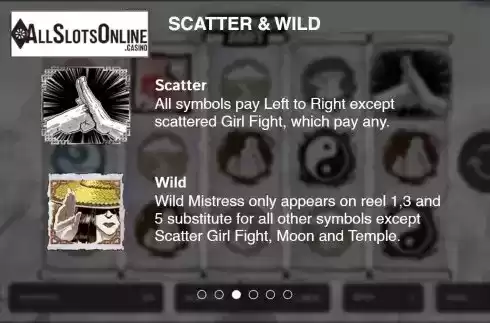 Scatter and Wild screen