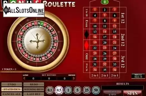 Game Screen. Bonus Roulette (iSoftBet) from iSoftBet
