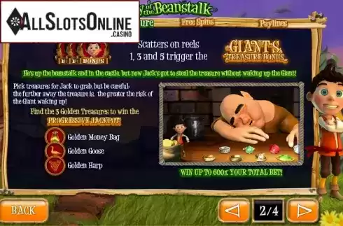 Screen6. Bounty of the Beanstalk from Playtech