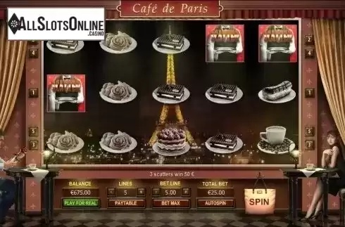 Win Screen. Cafe de Paris (GameScale) from GameScale