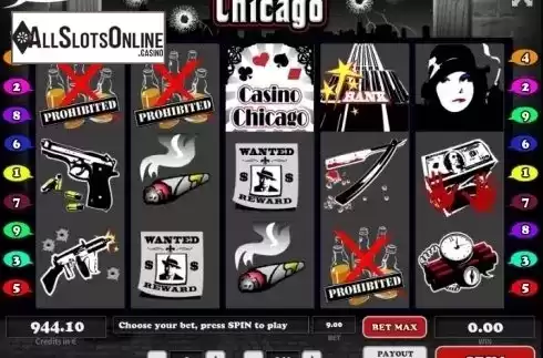 Reel screen. Chicago (Tom Horn Gaming) from Tom Horn Gaming