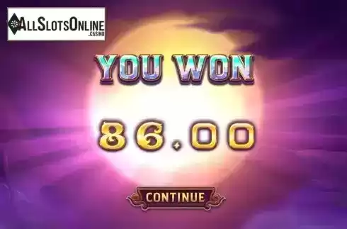 Win Bonus Game screen
