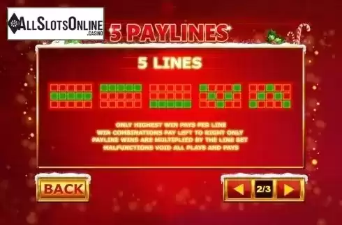 Paytable 2. Christmas Jackpot Bells from Playtech