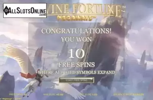 Free Spins 1. Divine Fortune Megaways from NetEnt