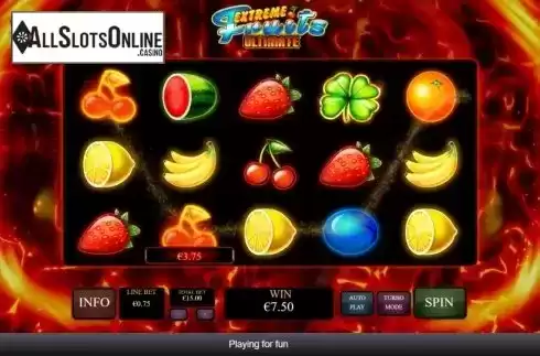 Win Screen 2. Extreme Fruits Ultimate from Playtech