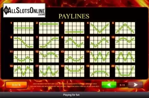 Paylines. Extreme Fruits Ultimate from Playtech