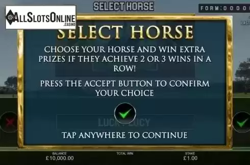 Start Screen 1. Furlong Fortunes Sprint from Inspired Gaming