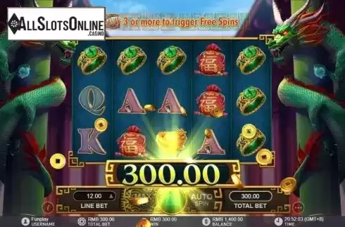 Win Screen 4. Fortune Dragon (GamePlay) from GamePlay