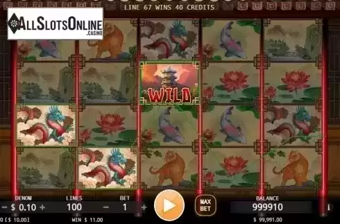 Wild Win screen. Four Beauties ( KA GAMING) from KA Gaming