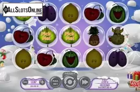 Bonus. Fruit Monster Christmas from Spinmatic