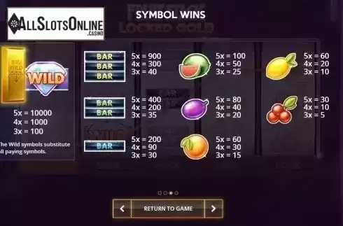 Screen2. Fruit Stack Locked Gold from Cayetano Gaming