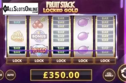 Screen8. Fruit Stack Locked Gold from Cayetano Gaming