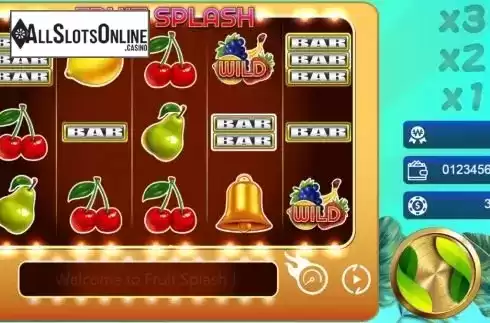Reel Screen. Fruit Splash (Manna Play) from Manna Play
