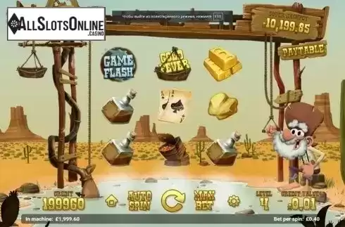 Reels screen. Gold Rush (Magnet Gaming) from Magnet Gaming