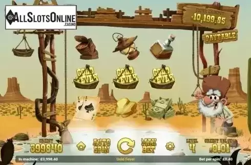 Gold Fever win screen. Gold Rush (Magnet Gaming) from Magnet Gaming