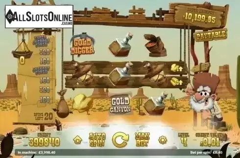 Gold Fever screen 1. Gold Rush (Magnet Gaming) from Magnet Gaming