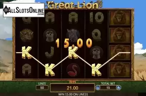 Win 3. Great Lion (Dragoon Soft) from Dragoon Soft