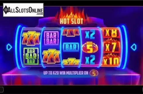 Reel screen. Hot Slot (Cayetano Gaming) from Cayetano Gaming